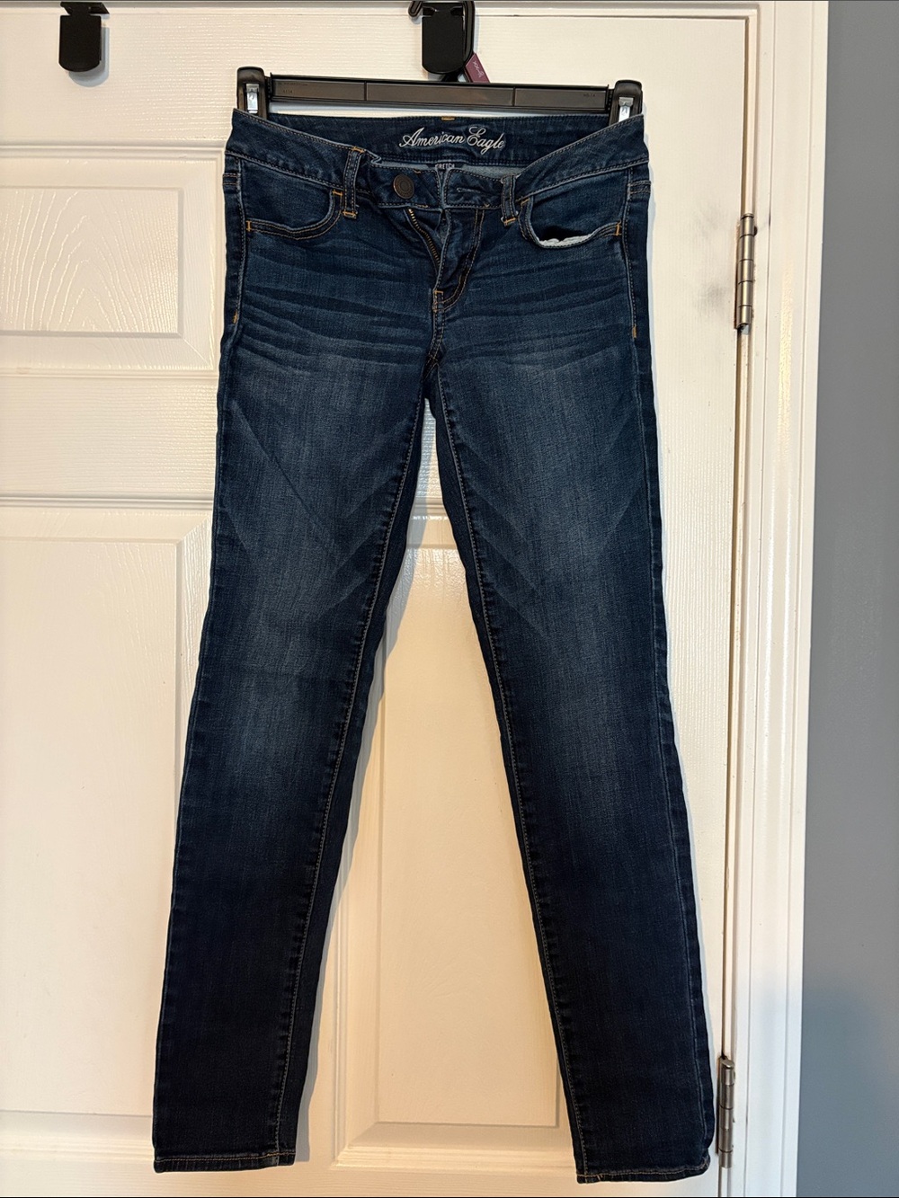 American Eagle Outfitters Dark Blue Skinny Jeans - Women
